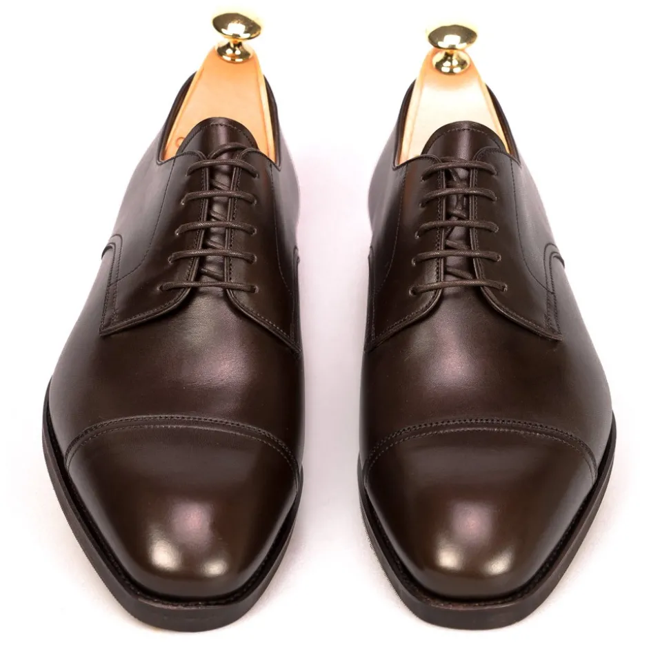 Cap Toe Derby|Carmina DERBY SHOES 80444 RAIN-EE BROWN