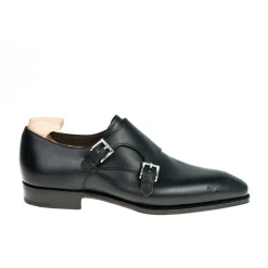Double Monk Strap Shoes|Carmina DOUBLE MONK STRAP 80519 BALITX BLACK