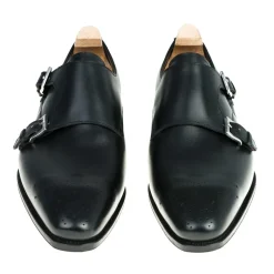 Double Monk Strap Shoes|Carmina DOUBLE MONK STRAP 80519 BALITX BLACK
