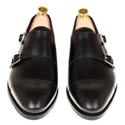 Double Monk Strap Shoes|Carmina DOUBLE MONK STRAP 80250 INCA BLACK