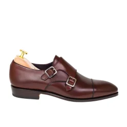 Double Monk Strap Shoes|Carmina DOUBLE MONK STRAPS 80250 INCA BURGUNDY