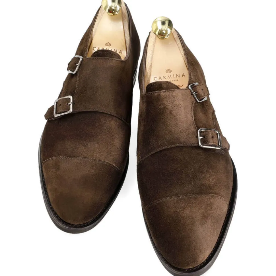 Double Monk Strap Shoes|Carmina DOUBLE MONK STRAPS 80250 INCA BROWN