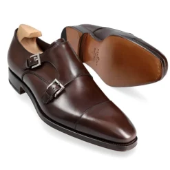 Double Monk Strap Shoes|Carmina DOUBLE MONK STRAPS 80544 RAIN BROWN