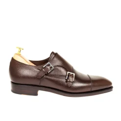 Double Monk Strap Shoes|Carmina DOUBLE MONK STRAPS 80544 RAIN BROWN