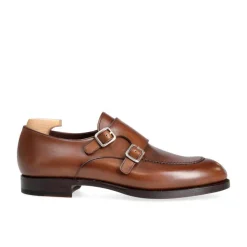 Double Monk Strap Shoes|Carmina DOUBLE MONK STRAPS 80735 TIMS BROWN