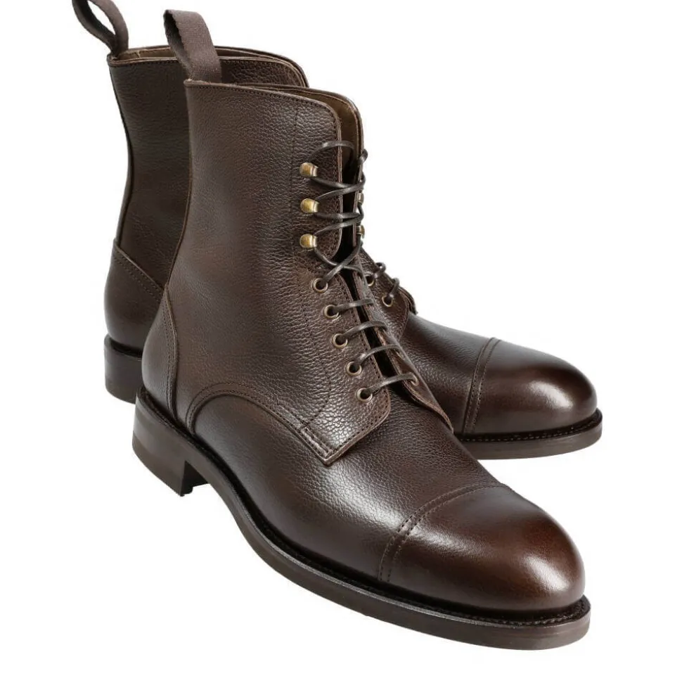 Men's Work Boots|Cap Toe Boots|Carmina DRESS BOOTS 80184 OSCAR BROWN