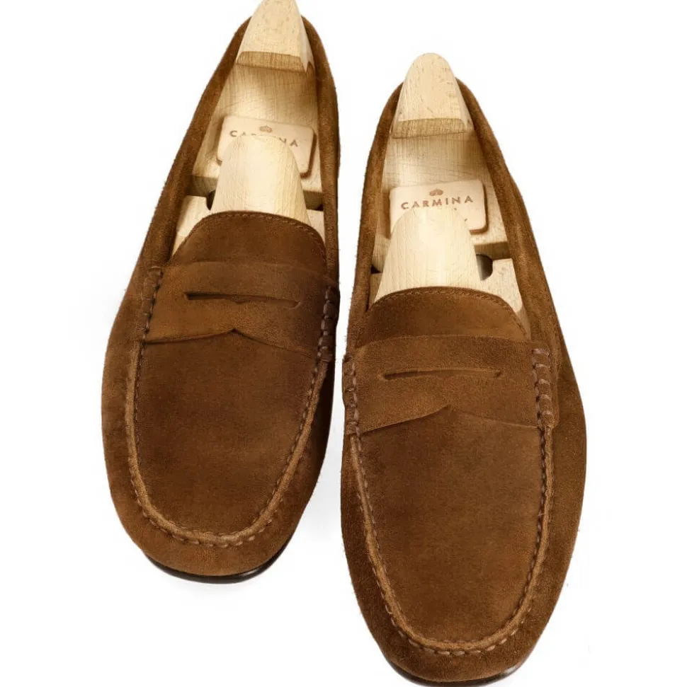 Driving Loafers|Carmina DRIVING LOAFERS 80852 MARIVENT SNUFF