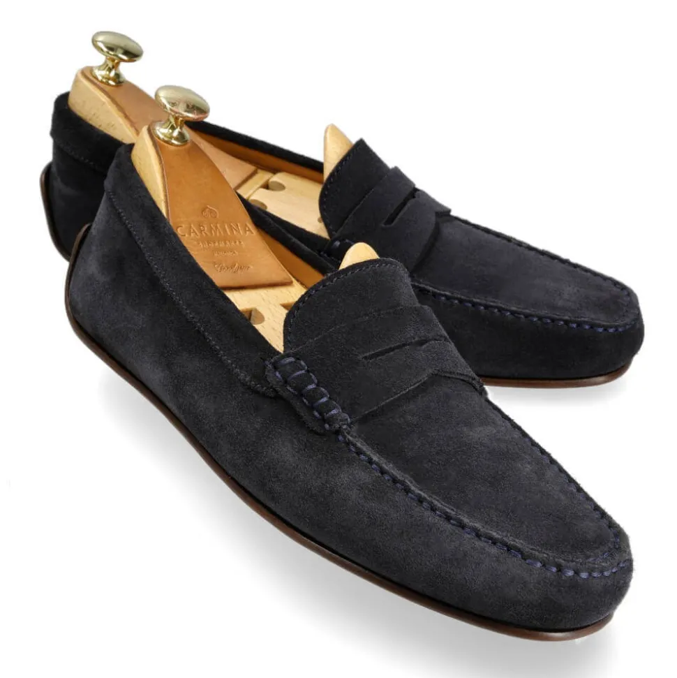Driving Loafers|Carmina DRIVING LOAFERS 80852 MARIVENT NAVY