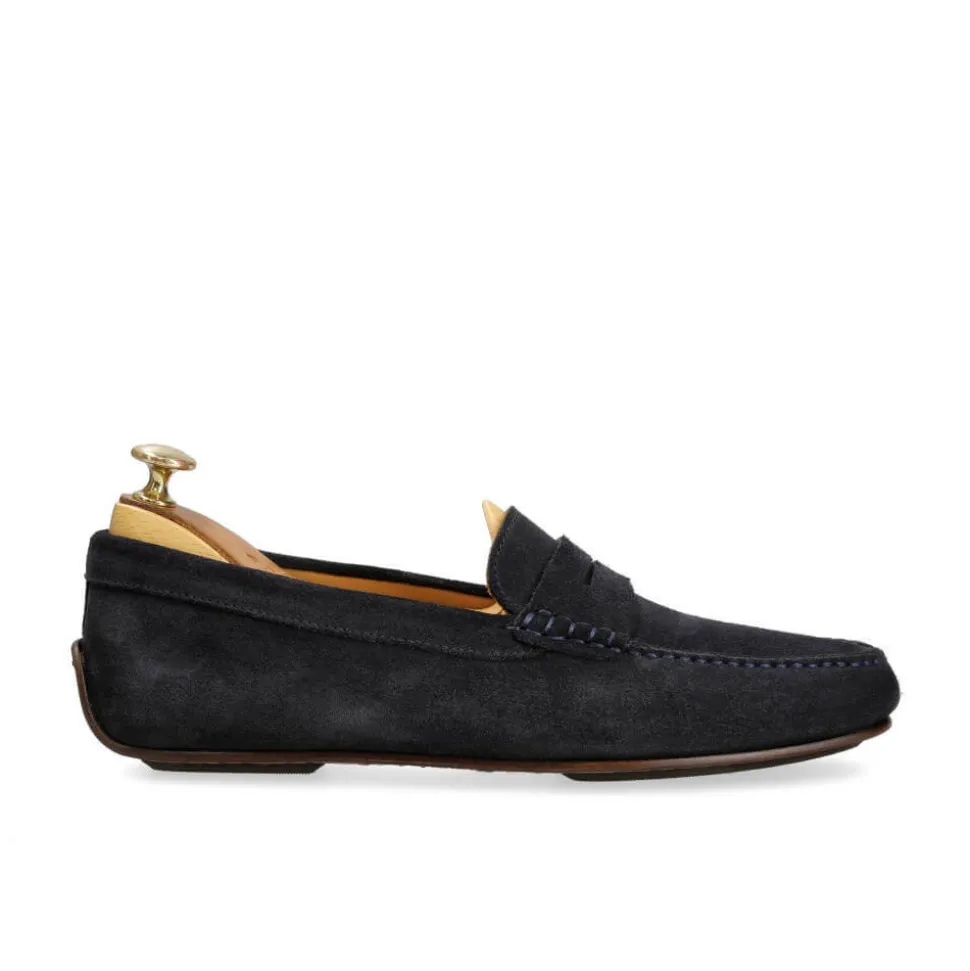 Driving Loafers|Carmina DRIVING LOAFERS 80852 MARIVENT NAVY