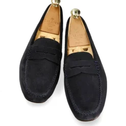 Driving Loafers|Carmina DRIVING LOAFERS 80852 MARIVENT NAVY