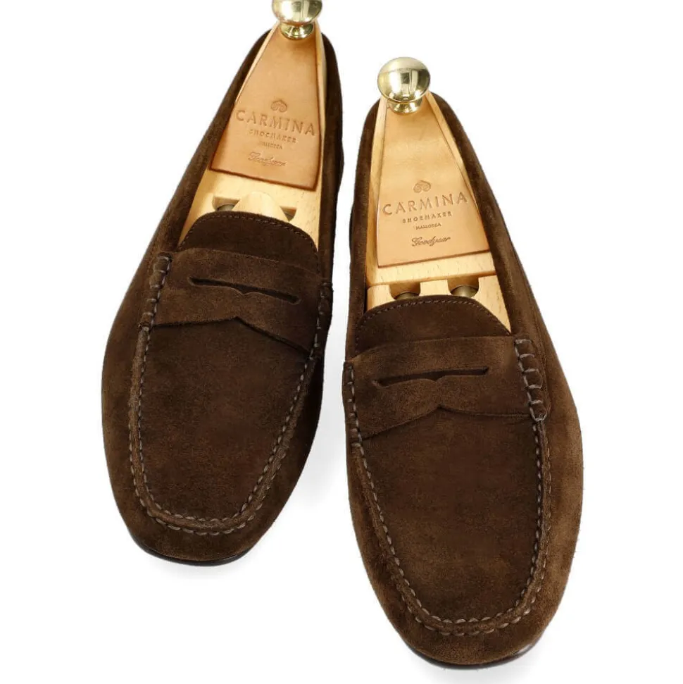 Driving Loafers|Carmina DRIVING LOAFERS 80852 MARIVENT BROWN
