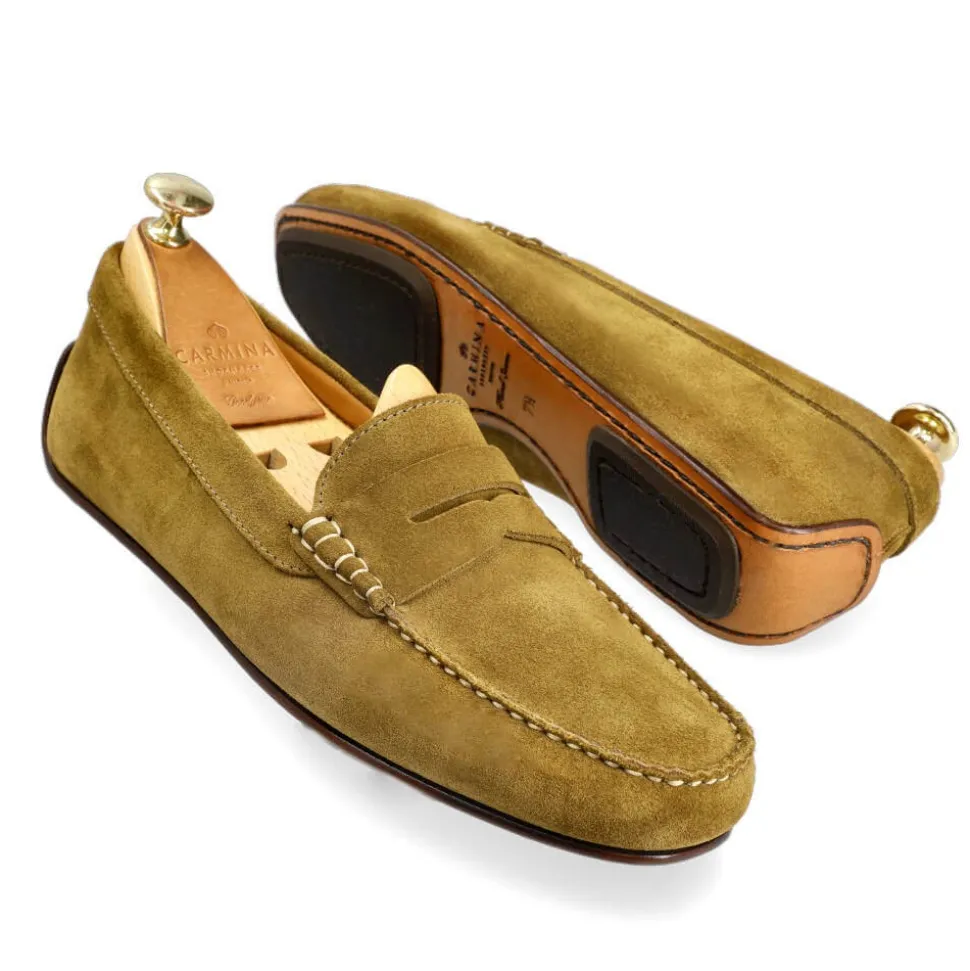 Driving Loafers|Carmina DRIVING LOAFERS 80852 MARIVENT CAPERGREEN
