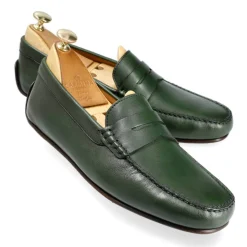 Driving Loafers|Carmina DRIVING LOAFERS 80852 MARIVENT GREEN