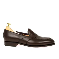 Penny Loafers|Carmina FULL STRAP PENNY LOAFERS 80372 UETAM EE BROWN