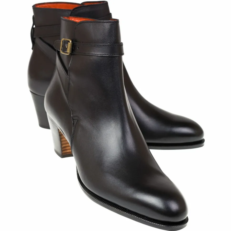 Jodhpur Boots|High Heel Boots|Carmina HIGH HEEL JODPHUR BOOTS 1500 BLACK