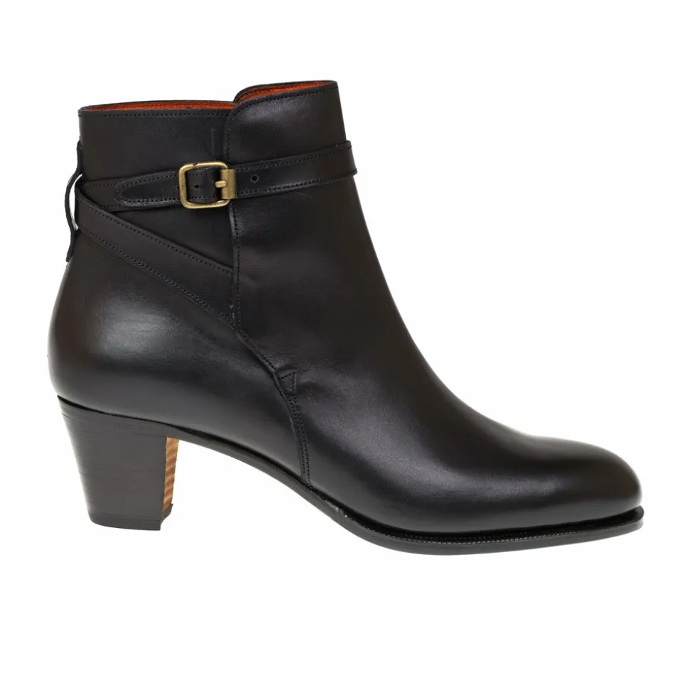 Jodhpur Boots|High Heel Boots|Carmina HIGH HEEL JODPHUR BOOTS 1500 BLACK