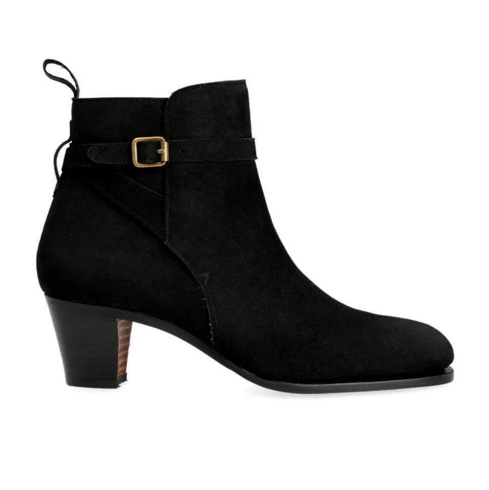 High Heel Boots|High Heel Boots|Carmina HIGH HEEL JODPHUR BOOTS 1500 BLACK