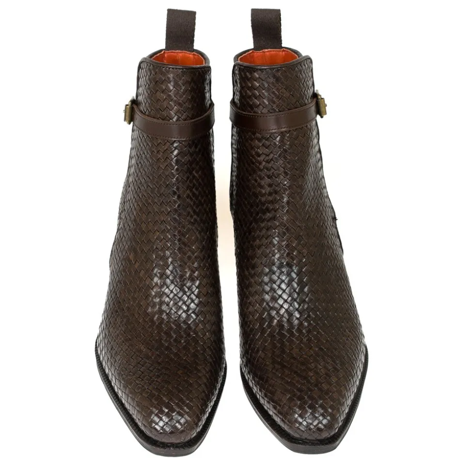 High Heel Boots|High Heel Boots|Carmina HIGH HEEL JODPHUR BOOTS 1376 LLUC BROWN