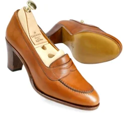 High Heel Loafers|Penny Loafers|Carmina HIGH HEEL LOAFERS 1959 GALA TANNED