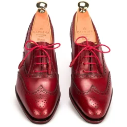 Oxford Heels|Carmina HIGH HEEL OXFORD 1514 RED