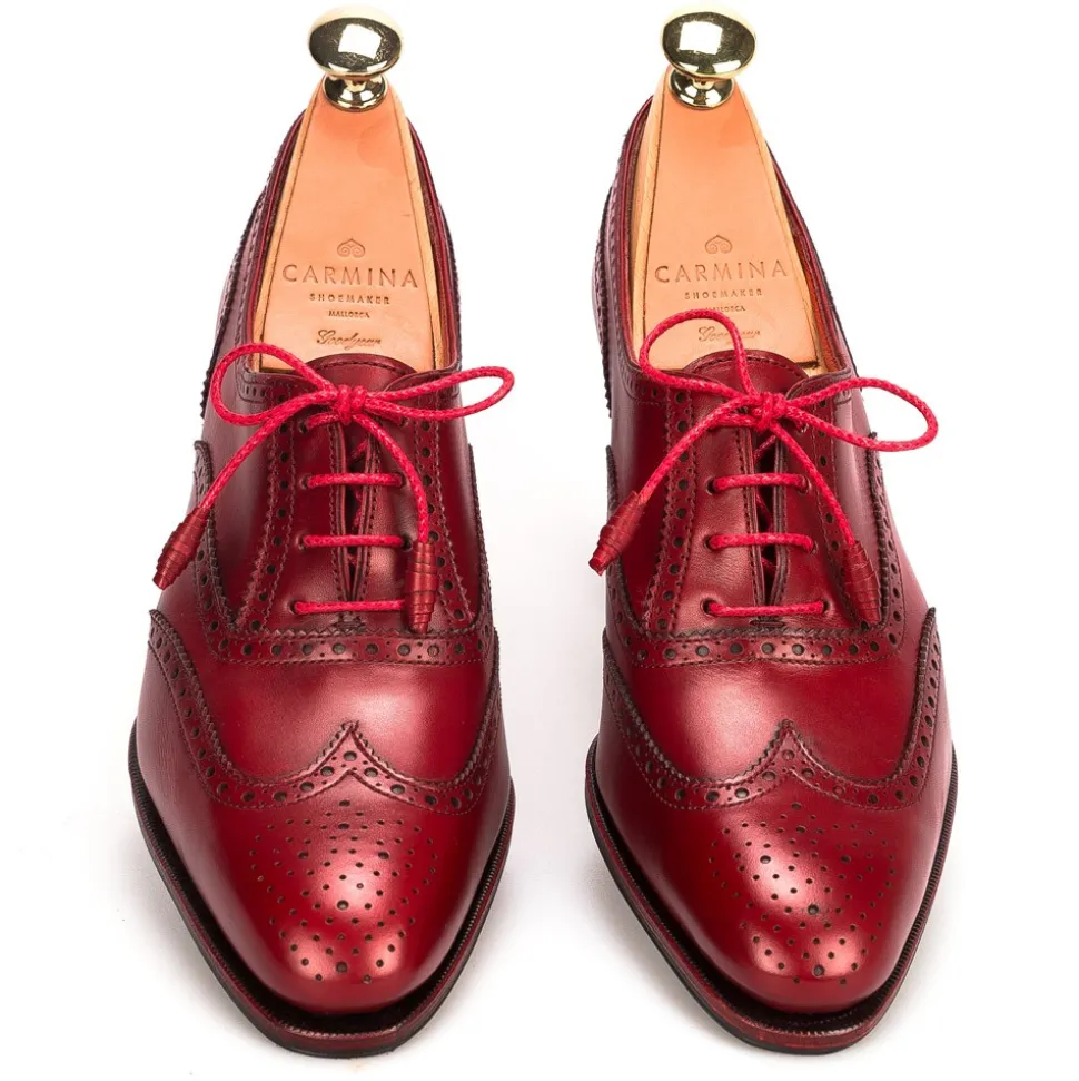 Oxford Heels|Carmina HIGH HEEL OXFORD 1514 RED