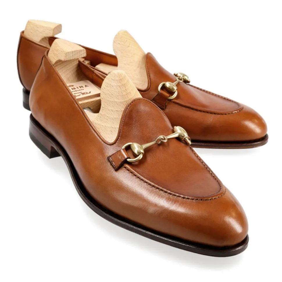 Women Horsebit Loafers|Carmina HORSEBIT LOAFERS 1845 DRAC TANNED