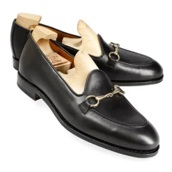 Women Horsebit Loafers|Carmina HORSEBIT LOAFERS 1845 DRAC BLACK