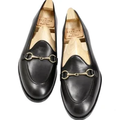 Women Horsebit Loafers|Carmina HORSEBIT LOAFERS 1845 DRAC BLACK