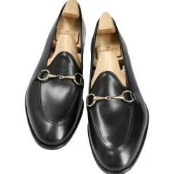 Horsebit Loafers|Carmina HORSEBIT LOAFERS 80643 UETAM BLACK