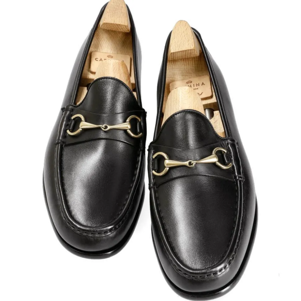 Horsebit Loafers|Carmina HORSEBIT LOAFERS 80746 XIM BLACK