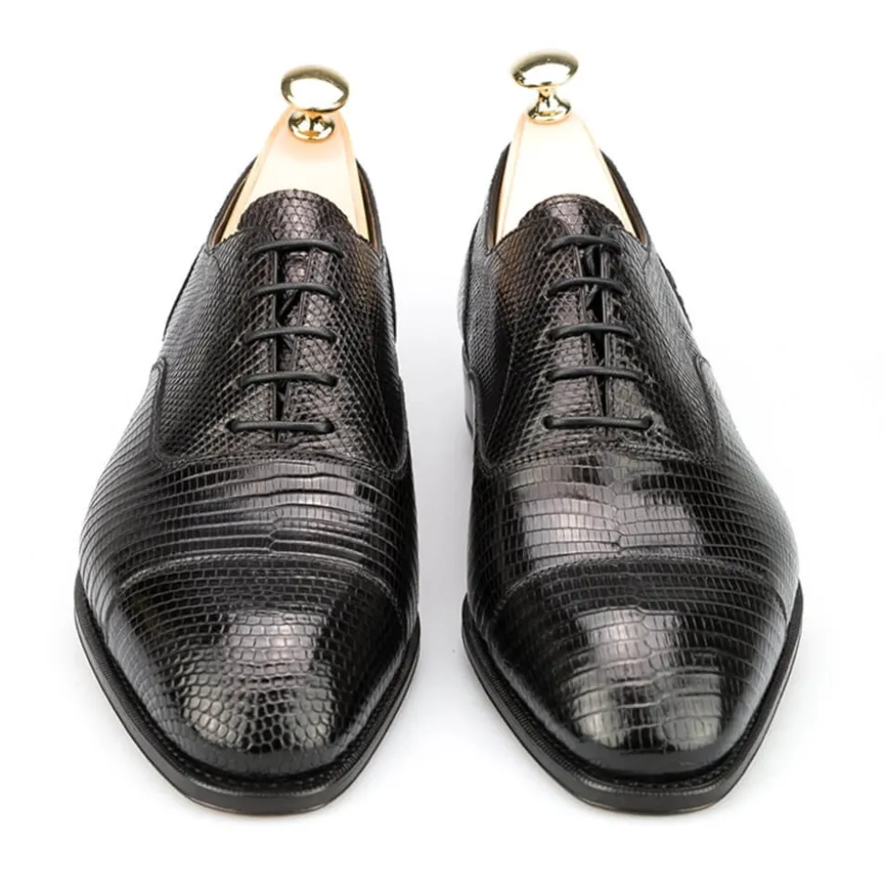 Lizard Shoes|Cap Toe Oxfords|Carmina LIZARD CAP TOE OXFORDS 80197 SIMPSON