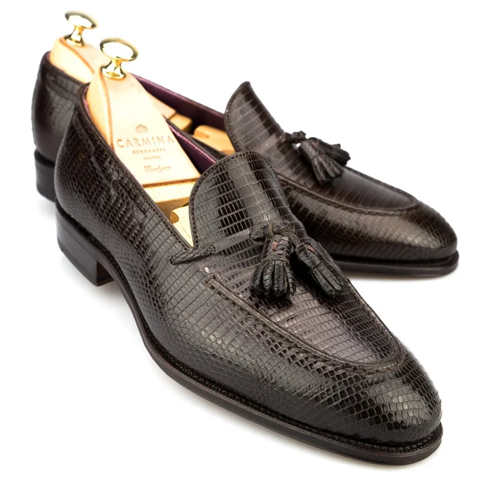 Lizard Shoes|Tassel Loafers|Carmina LIZARD TASSEL LOAFER 80215 UETAM