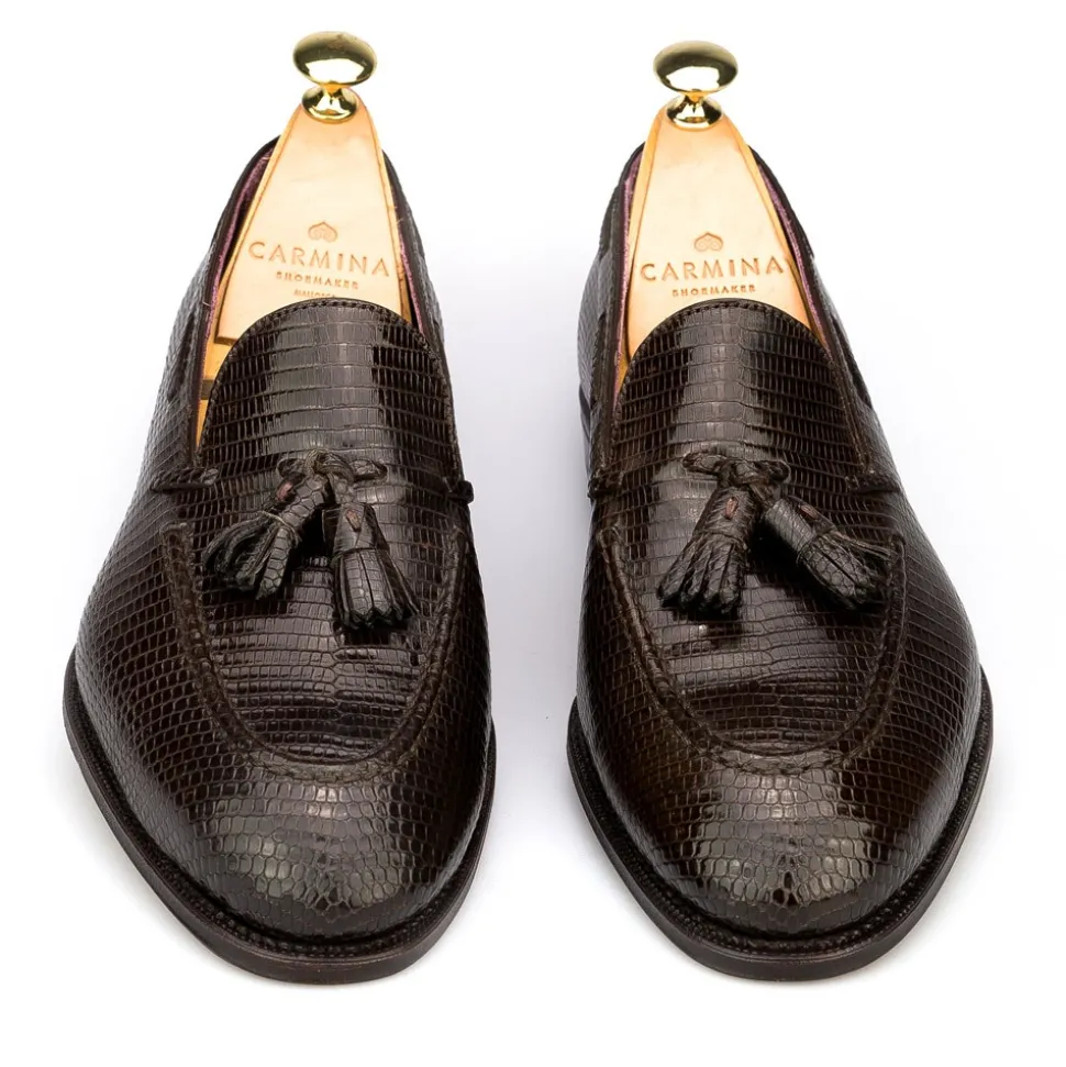 Lizard Shoes|Tassel Loafers|Carmina LIZARD TASSEL LOAFER 80215 UETAM