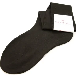 Socks|Carmina Long socks in dark BROWN