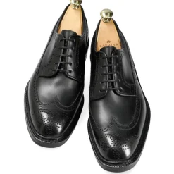 Longwing Derby|Carmina LONGWING DERBY SHOES 532 DETROIT BLACK