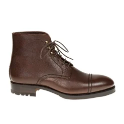Men's Work Boots|Cap Toe Boots|Carmina MEN'S DRESS BOOTS 80179 SOLLER BROWN