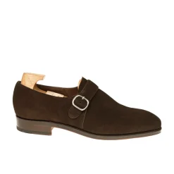 Single Monk Strap Shoes|Carmina MONK STRAP SHOES 80156 RAIN BROWN