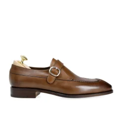 Single Monk Strap Shoes|Carmina MONK STRAPS 80180 SIMPSON BROWN