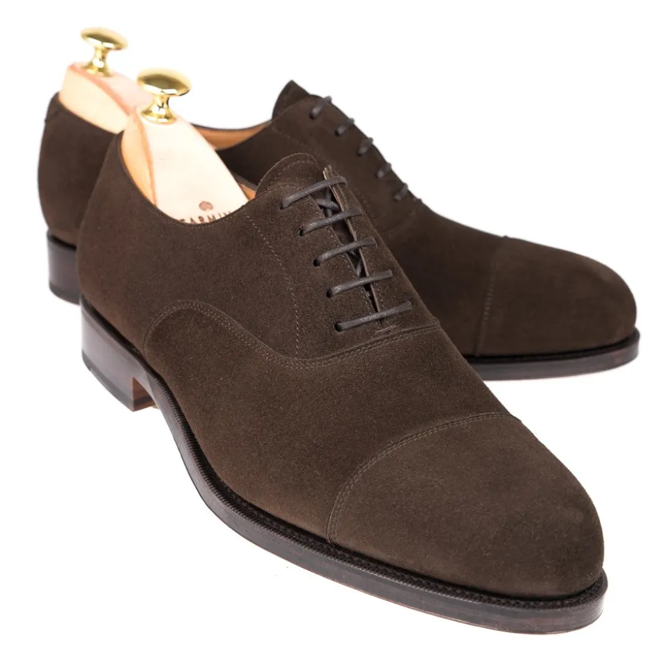 Cap Toe Oxfords|Carmina OXFORD SHOES 732 FOREST BROWN