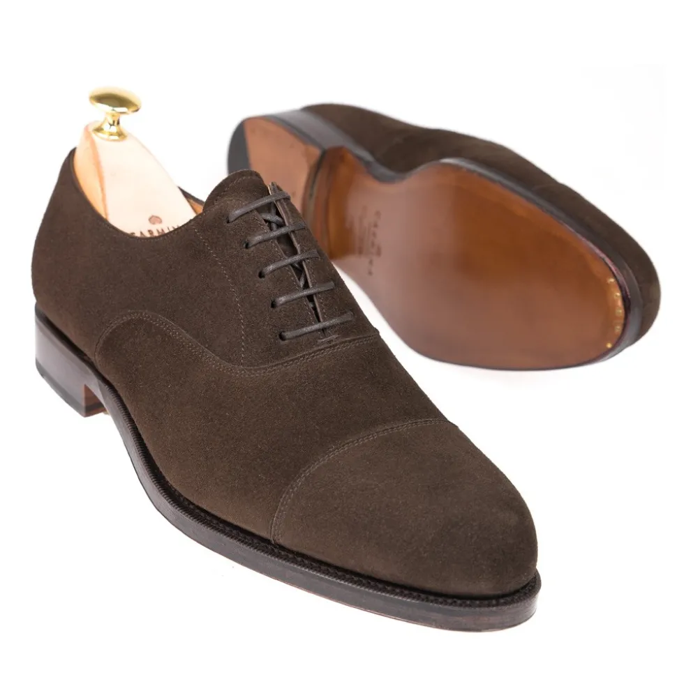 Cap Toe Oxfords|Carmina OXFORD SHOES 732 FOREST BROWN