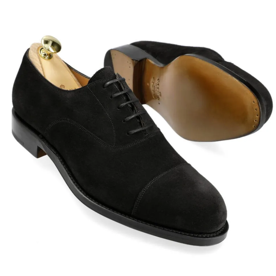 Cap Toe Oxfords|Carmina OXFORD SHOES 732 FOREST BLACK