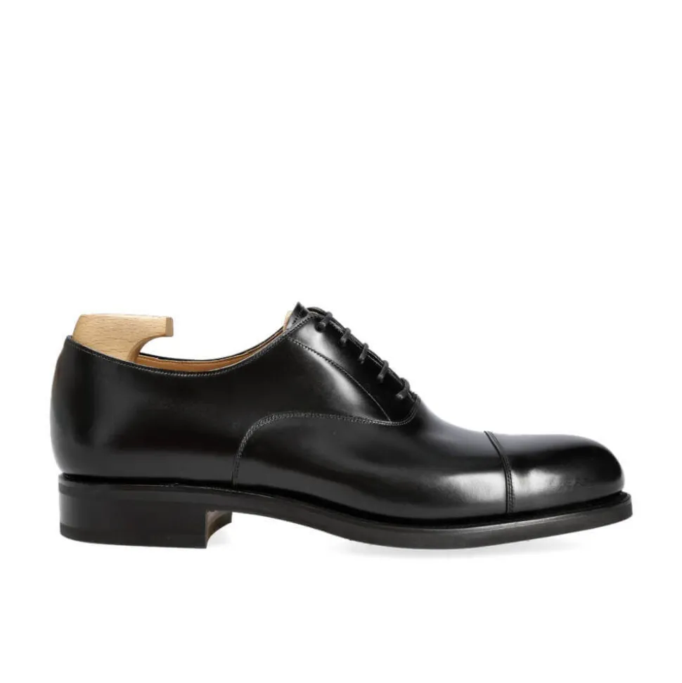 Cap Toe Oxfords|Carmina OXFORD SHOES 732 FOREST BLACK