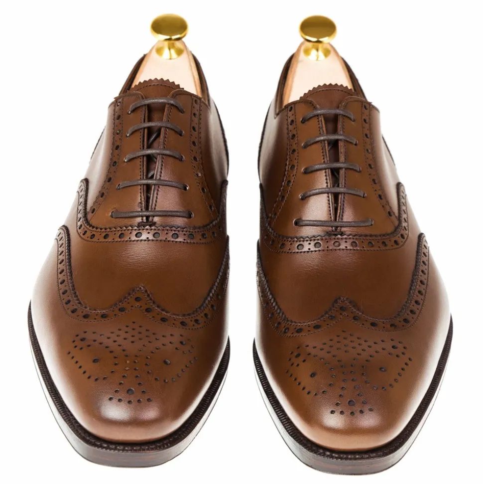 Wingtip Oxfords|Carmina OXFORD SHOES 922 RAIN BROWN