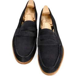 Penny Loafers|Carmina PENNY LOAFERS 80579 GENOVA NAVY