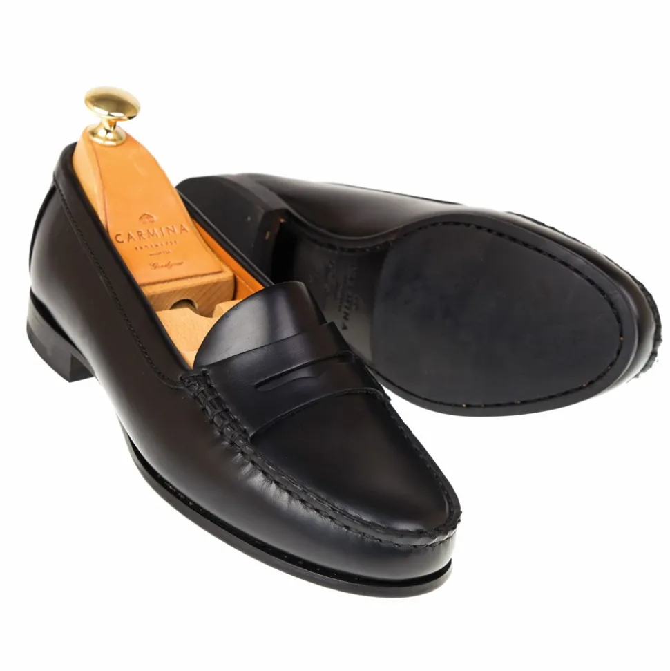 Penny Loafers|Carmina PENNY LOAFERS 1465 LUZ BLACK