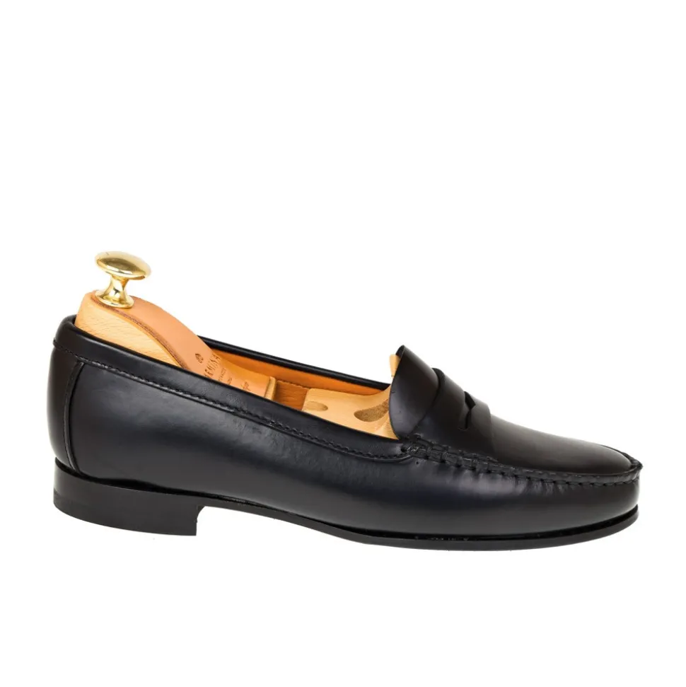 Penny Loafers|Carmina PENNY LOAFERS 1465 LUZ BLACK