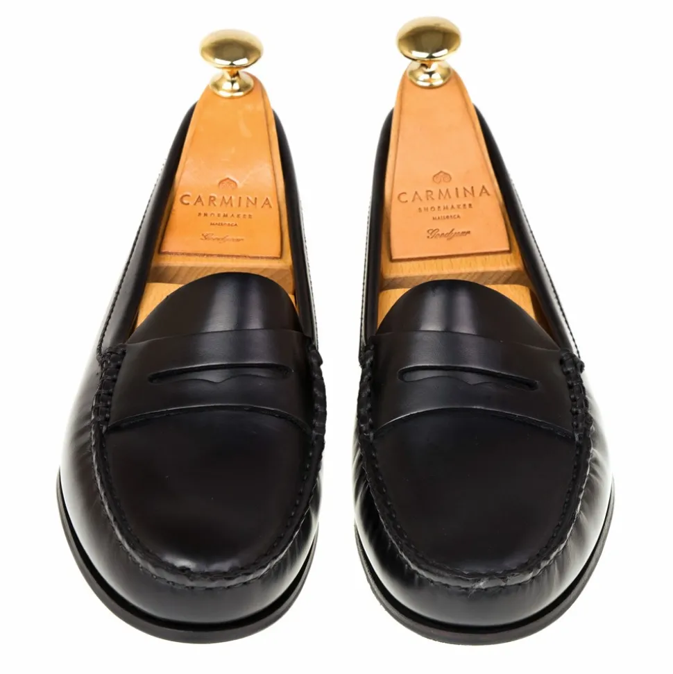 Penny Loafers|Carmina PENNY LOAFERS 1465 LUZ BLACK
