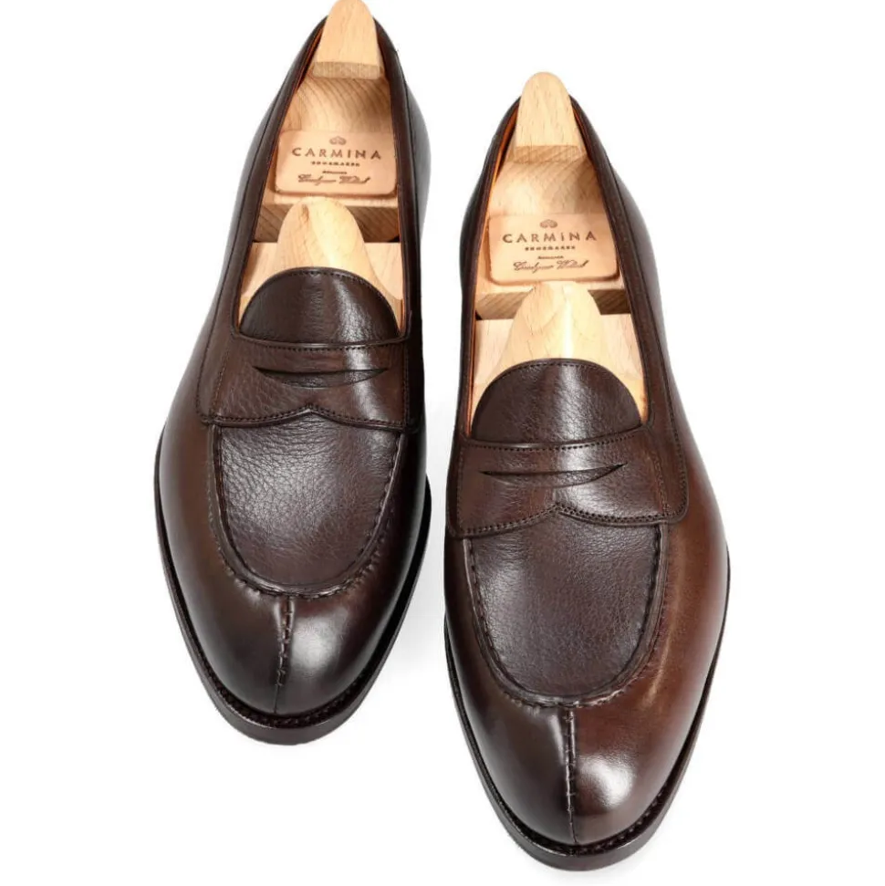 Penny Loafers|Carmina PENNY LOAFERS 1875 MADISON BROWN