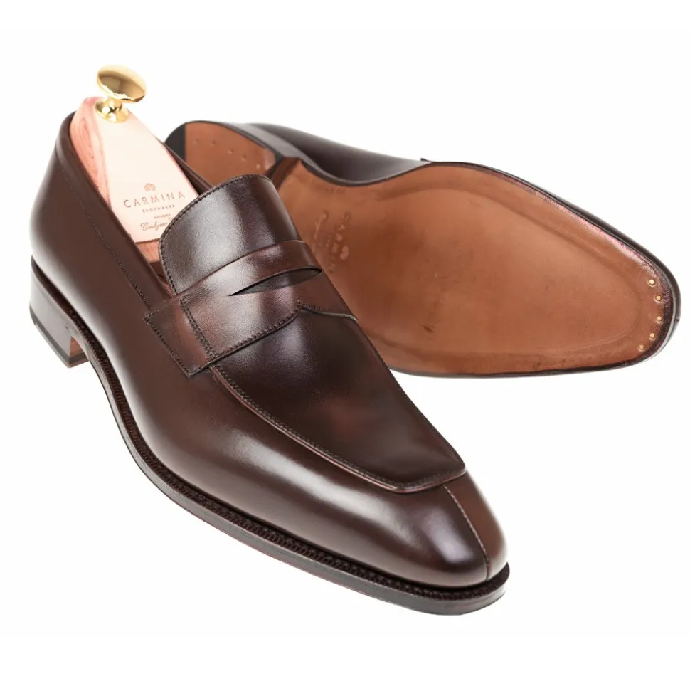 Penny Loafers|Carmina PENNY LOAFERS 10082 SIMPSON BROWN