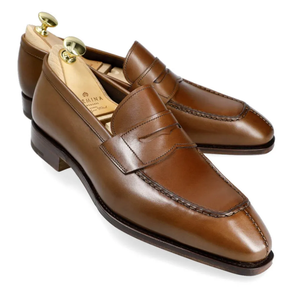 Penny Loafers|Carmina PENNY LOAFERS 80190 SIMSPON BROWN